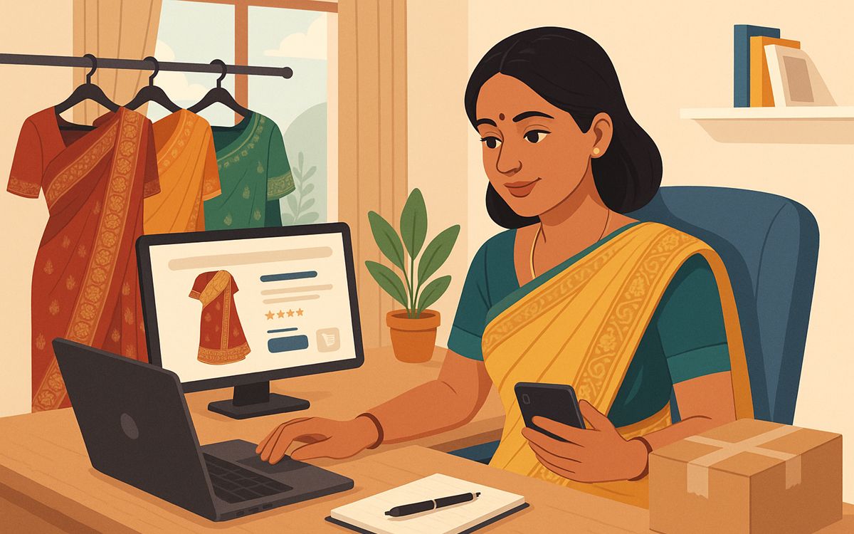 Jyoti Wadhwa Saree Business