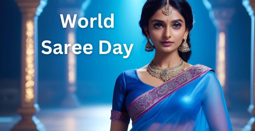 Wold Saree Day in Hindi Badteraho.com
