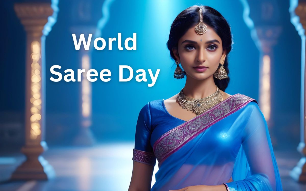 Wold Saree Day in Hindi Badteraho.com