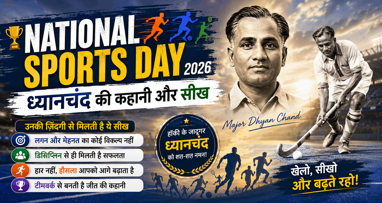 National Sports Day 29 August Badte Raho