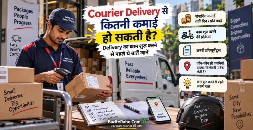 Earning from Courier Delivery BadteRaho
