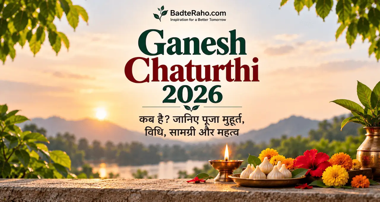 Ganesh Chaturthi 2026 - Puja Guide BadteRaho