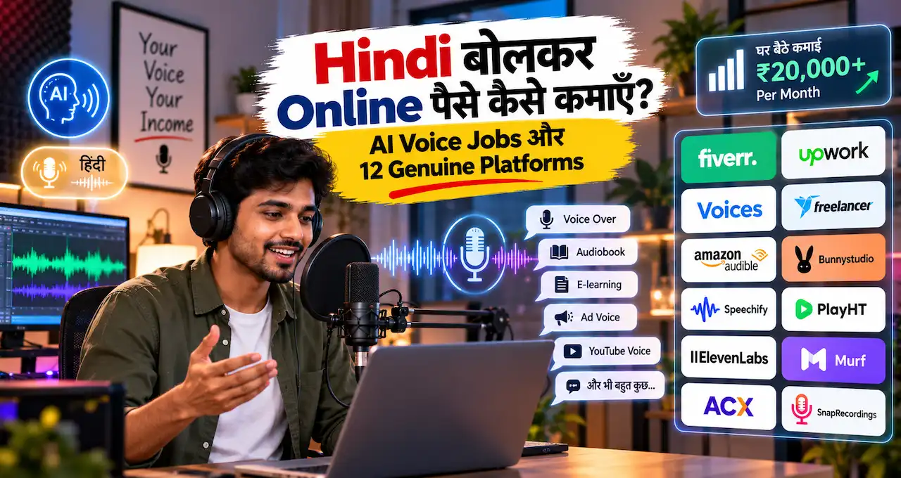 Hindi बोलकर Online पैसे कैसे कमाएँ BadteRaho