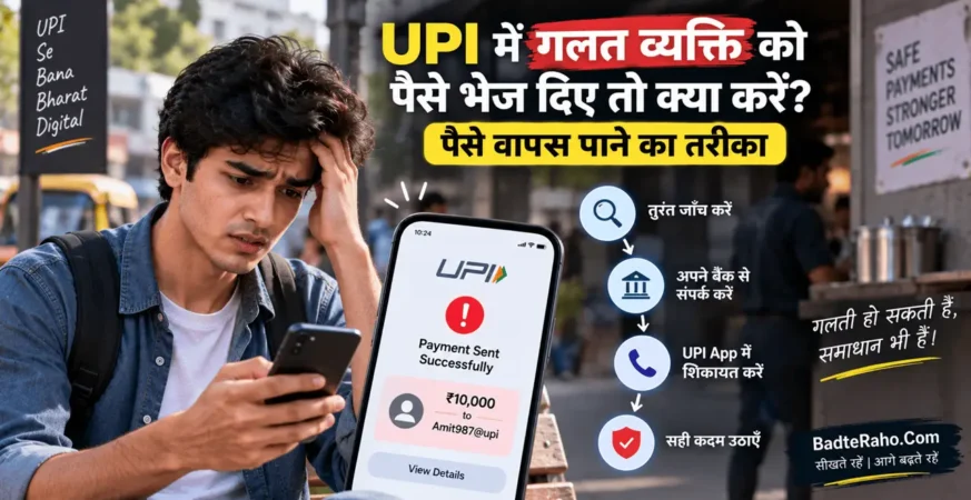 How to get refund from UPI payment BadteRaho