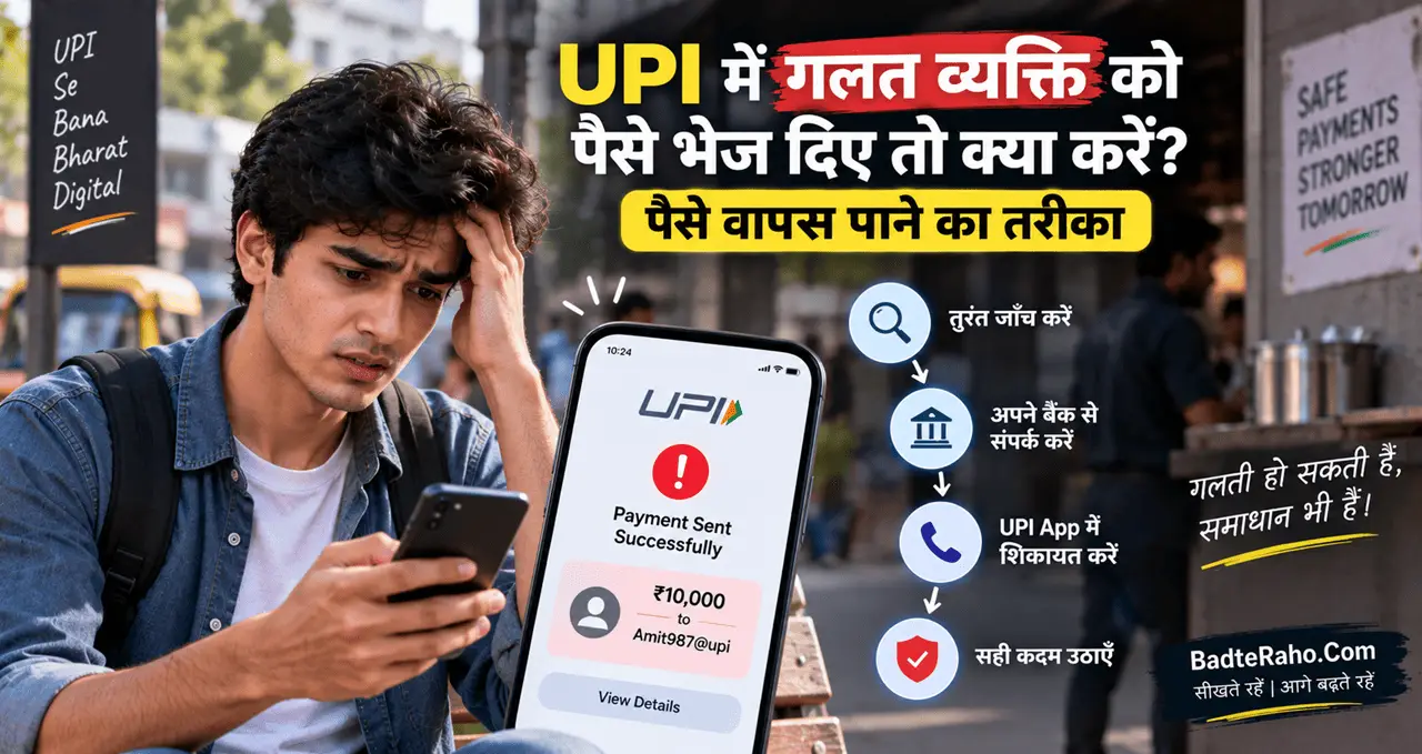 How to get refund from UPI payment BadteRaho