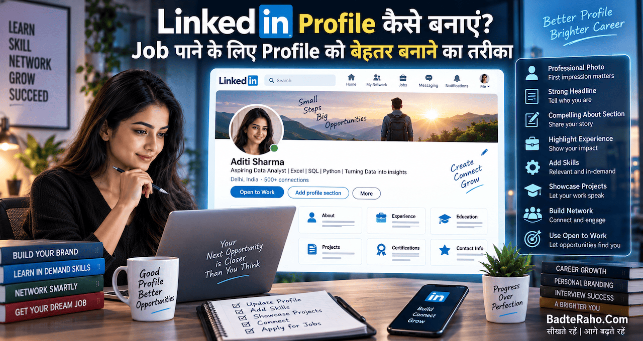 How to make Linkedin profile BadteRaho