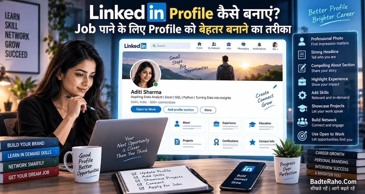 How to make Linkedin profile BadteRaho
