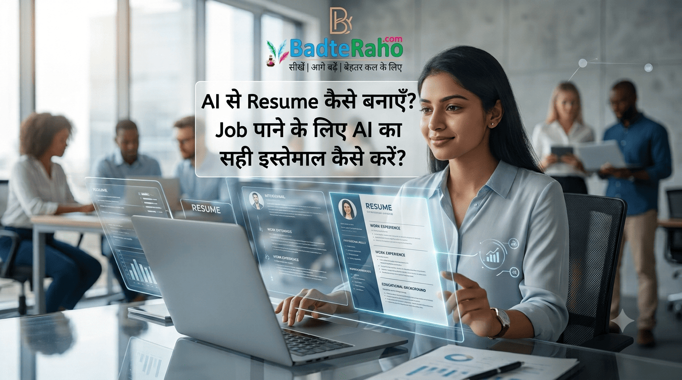 How to make resume with AI BadteRaho