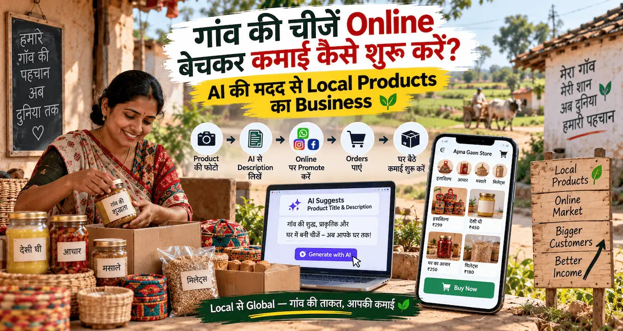 How to sell village items online BadteRaho