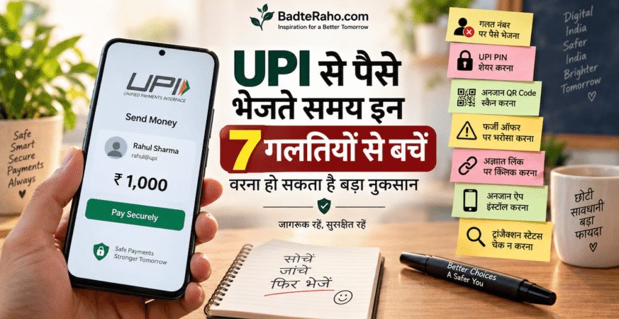 UPI Safety - 7 Mistakes to Avoid BadteRaho