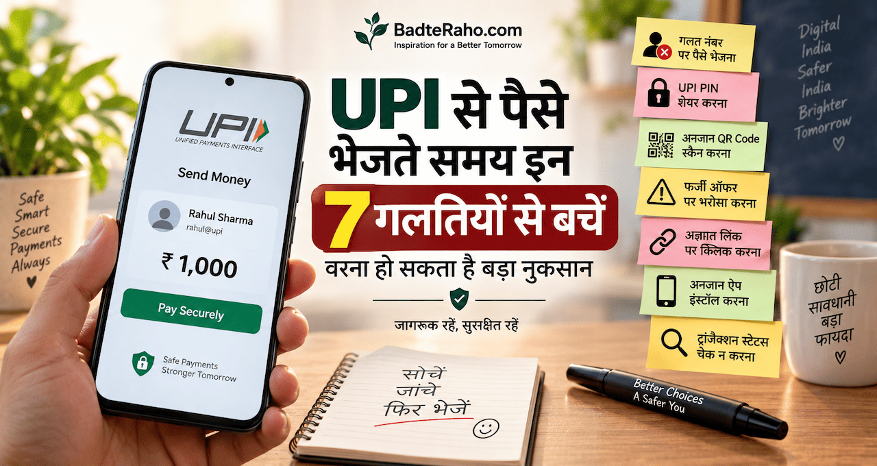 UPI Safety - 7 Mistakes to Avoid BadteRaho
