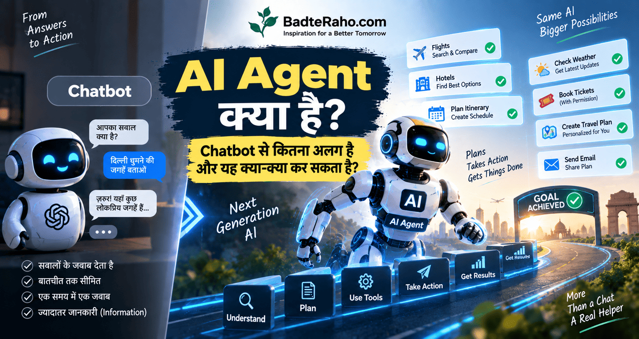 What is AI Agent and AI Chat bot badteraho