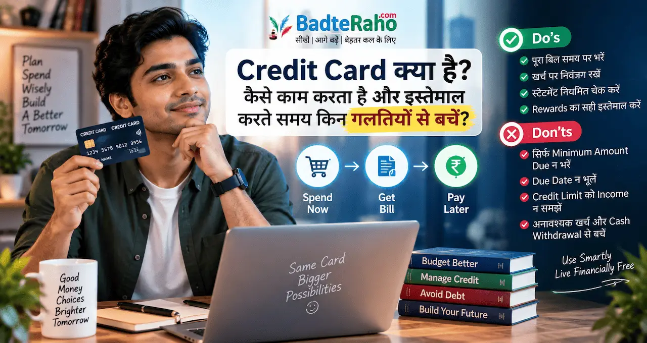 What is credit card and its usage BadteRaho