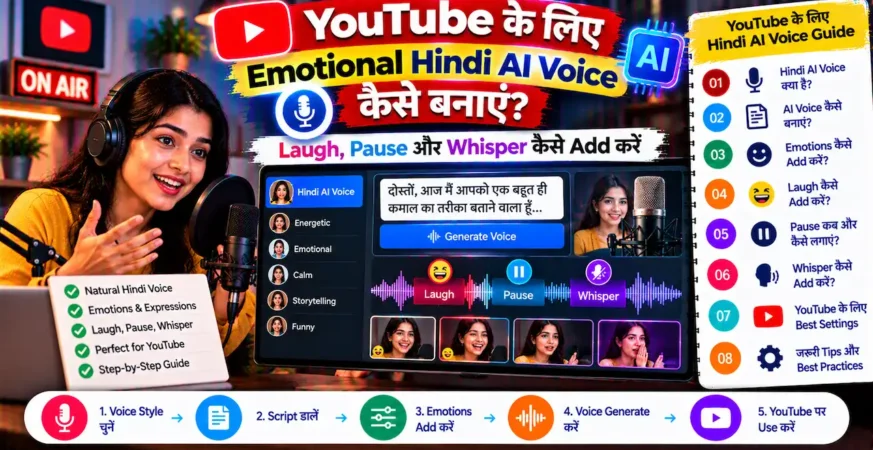 Gnani Timbre 3 से Hindi AI voice में laugh pause whisper और emotion control के बारे में featured image